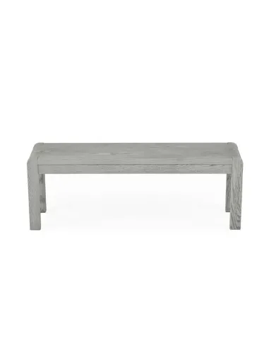 Tulip Dining Bench - Grey Stain Oak