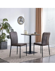 Tapas Square Dining Table -  Grey