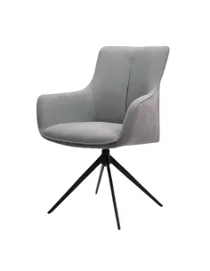 Atlas Swivel Dining Chair - Grey