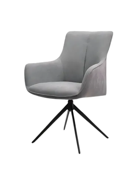 Atlas Swivel Dining Chair - Grey