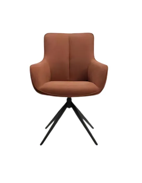 Atlas Swivel Dining Chair - Rust