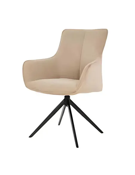 Atlas Swivel Dining Chair - Beige
