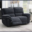 Bruno 2 Seater Power Recliner - Bowery Ink