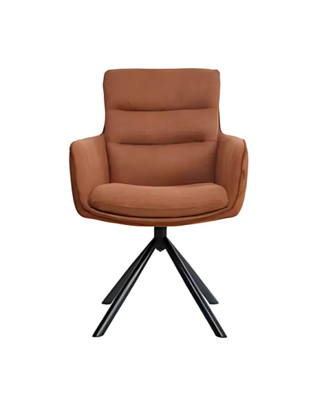 Vila Swivel Dining Chair - Tan