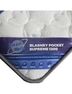 Blarney 6FT Pocket Supreme 1200 Dream World Mattress IN COMBO 2
