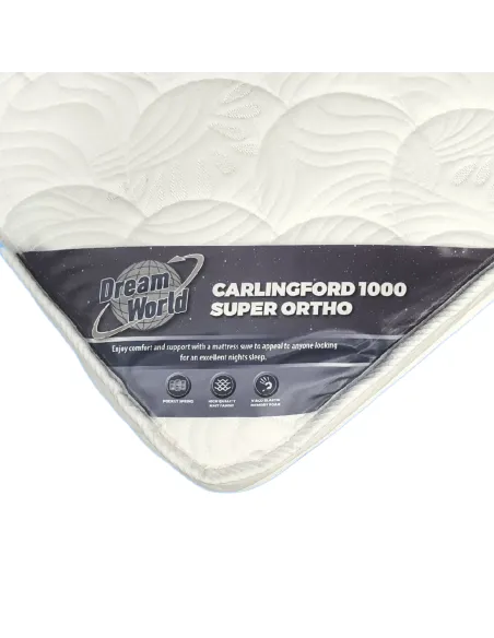 Carlingford 4FT6 1000 Super Ortho Dream World Mattress | Murphy Furniture
