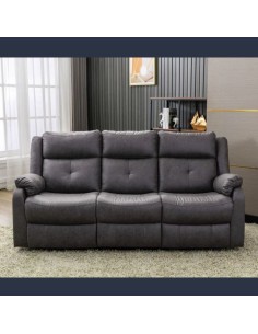 Schull 3 Seater Recliner Sofa - Anchor