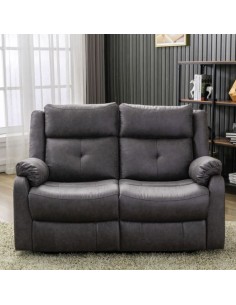 Schull 2 Seater Recliner Sofa - Anchor