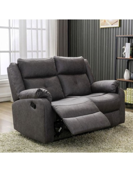 Schull 2 Seater Recliner Sofa - Anchor