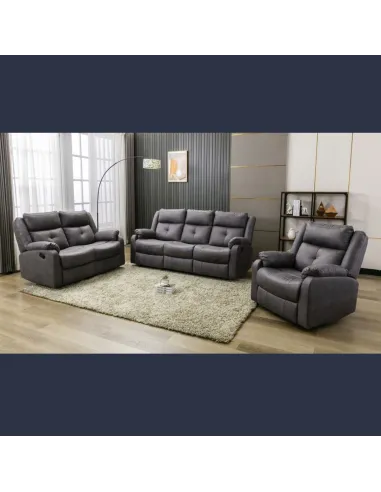 Schull 2 Seater Recliner Sofa - Anchor