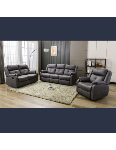 Schull 2 Seater Recliner Sofa - Anchor