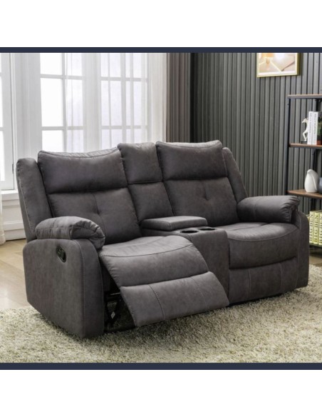 Schull 2 Seater Sofa with Console - Anchor