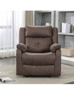 Schull Recliner Armchair - Chestnut
