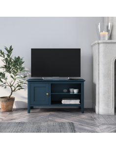 Olive Small TV Unit - Blue
