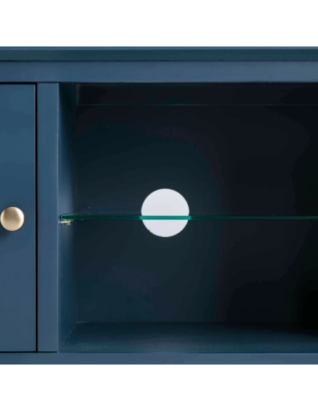 Olive Small TV Unit - Blue