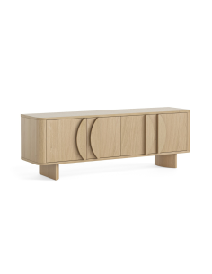 Candy Media Unit - Light Oak 2