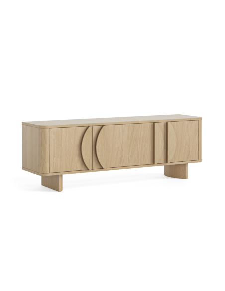 Candy Media Unit - Light Oak