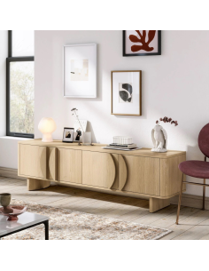 Candy Media Unit - Light Oak