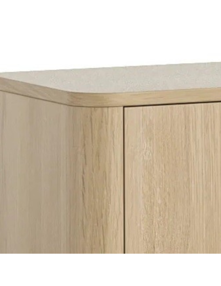 Candy Media Unit - Light Oak