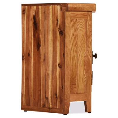 Lancaster Corner TV Unit - Solid Oak