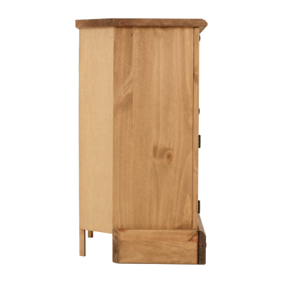 Corona Corner TV Cabinet - Distressed Waxed Pine