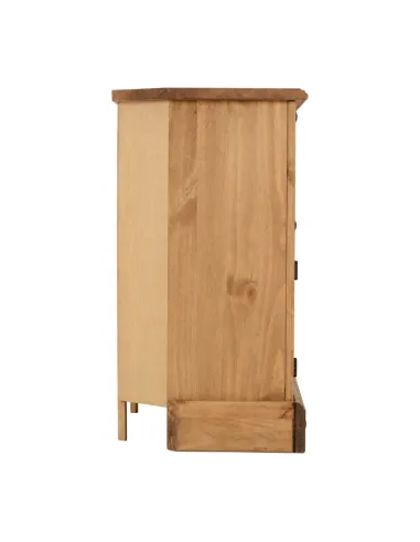 Corona Corner TV Cabinet - Distressed Waxed Pine