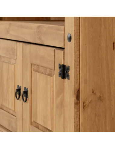 Corona Corner TV Cabinet - Distressed Waxed Pine