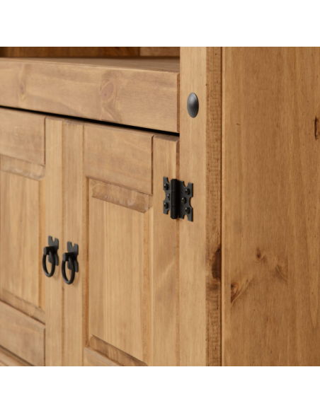 Corona Corner TV Cabinet - Distressed Waxed Pine
