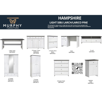 Hampshire 2 Drawer TV Stand - Larico Pine