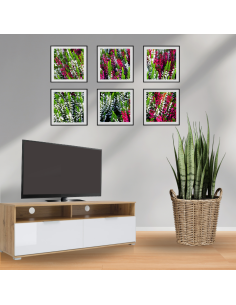 Cheshire 2 Drawer TV Stand - Tacho Oak/White Gloss