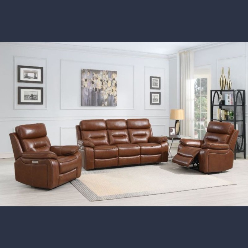 Peabody Electric Recliner Armchair - Bison