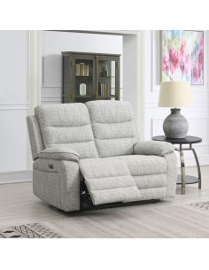 Belford 2 Seater Power Recliner - Stone