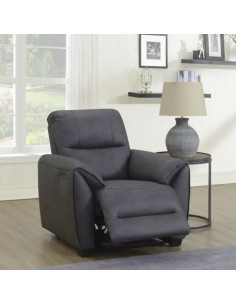 Ronan Power Recliner Armchair - Dark Grey