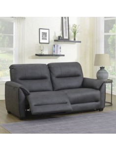 Ronan 2.5 Seater Power Recliner Sofa - Dark Grey