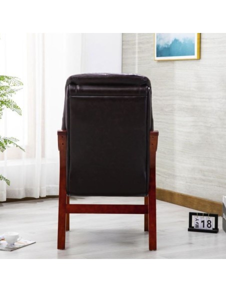 Vera Orthopedic Chair -  Burgundy