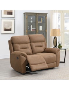 Claremont 2 Seater Recliner Sofa - Sand
