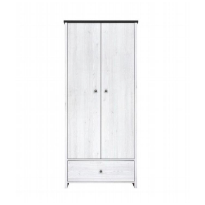 Hampshire 2 Door 1 Drawer Wardrobe - Larico Pine