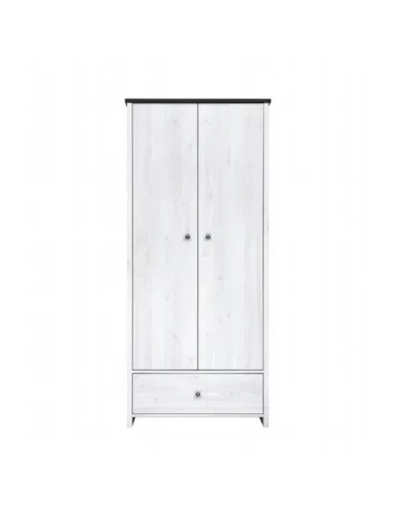 Hampshire 2 Door 1 Drawer Wardrobe - Larico Pine