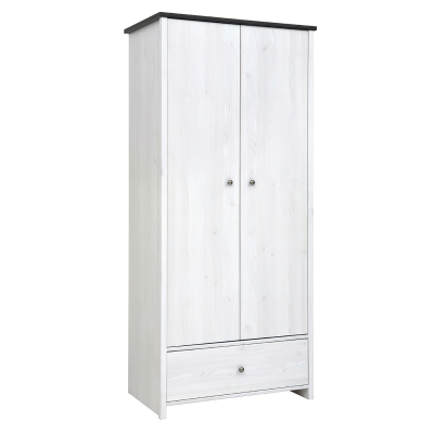 Hampshire 2 Door 1 Drawer Wardrobe - Larico Pine