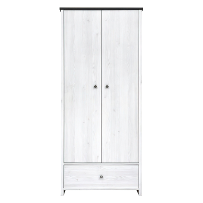 Hampshire 2 Door 1 Drawer Wardrobe - Larico Pine