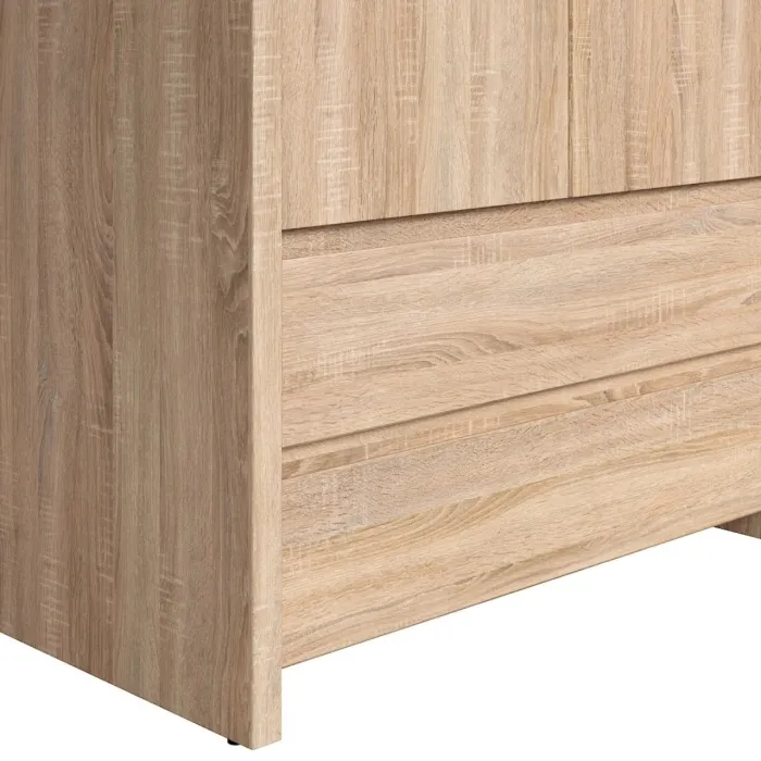 Lincoln 2 Door 2 Drawer Wardrobe - Sonoma Oak