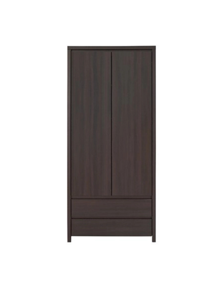 Lincoln 2 Door 2 Drawer Wardrobe - Dark Milano Oak