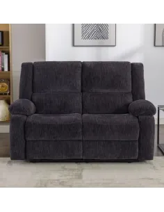 Ellington 2 Seater Recliner Sofa - Charcoal 2