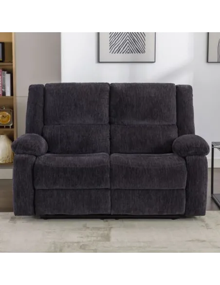 Ellington 2 Seater Recliner Sofa - Charcoal