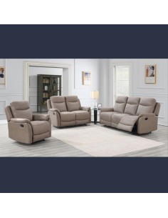 Reeves Manual Recliner Armchair - Sultry 2