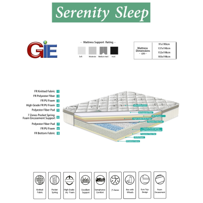 Serenity 5FT Paradise Mattress