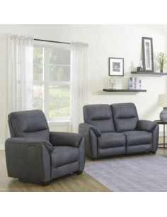 Ronan Power Recliner Armchair - Dark Grey 2