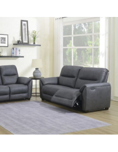 Ronan 2.5 Seater Power Recliner Sofa - Dark Grey 2