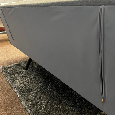 Milburn Sofa Bed - Teal/Grey Patchwork