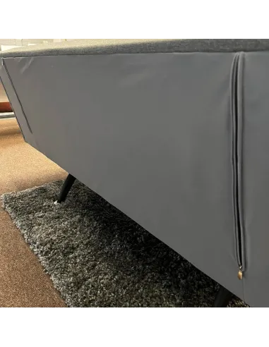 Milburn Sofa Bed Teal/Grey Patchwork